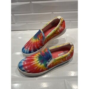Sketchers HYPE "Poppy" Hippy Tie Dye Memory‎ Foam Slip-On Wmns US 10 Gently Used